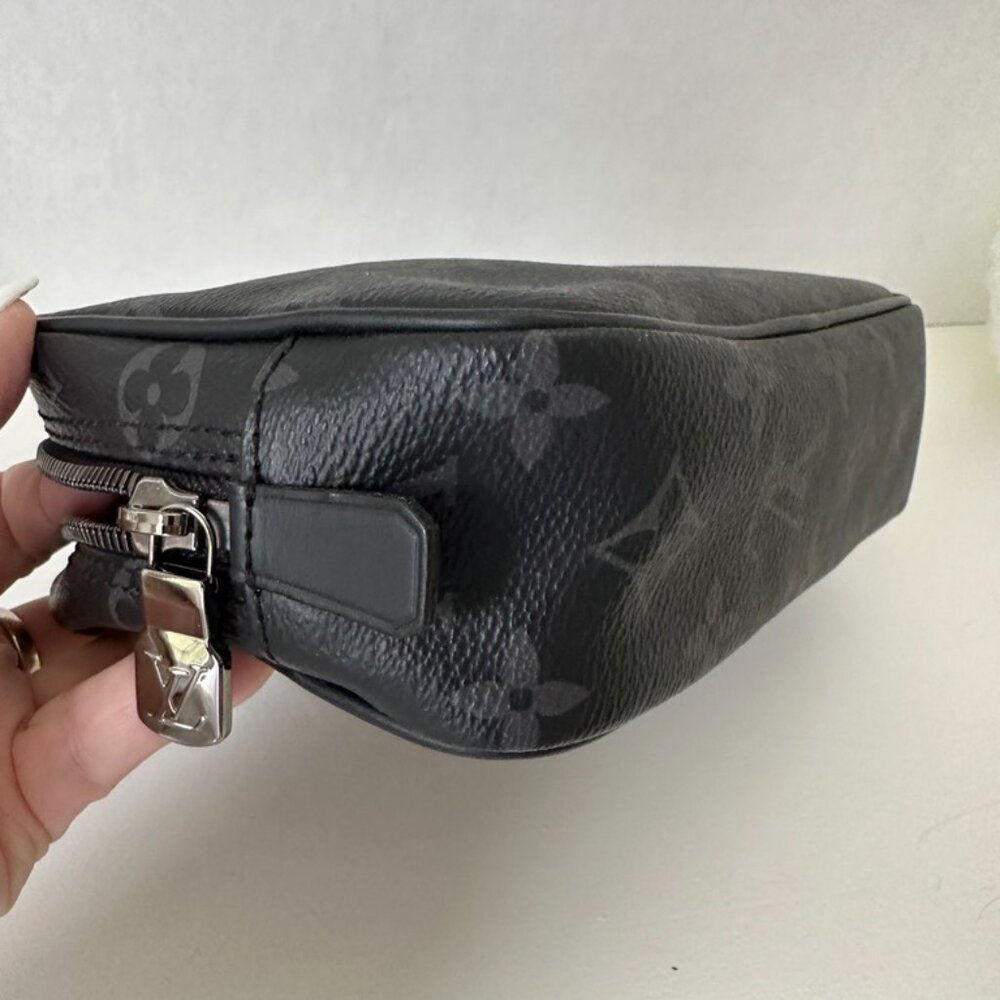 Louis Vuitton Monogram Eclipse Toilet Pouch Bag (1004) - Picture 8 of 9